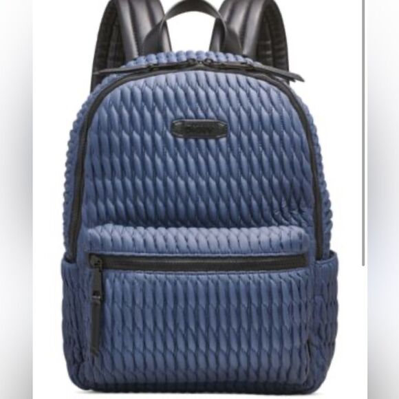 DKNY Women's Mack Backpack, Dark Denim, One Size - Picture 6 of 11